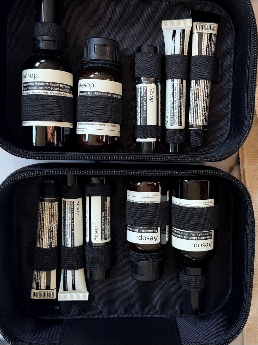 NWT 2 Aesop In-Flight Essentials travel sets w/cases - Picture 3 of 6